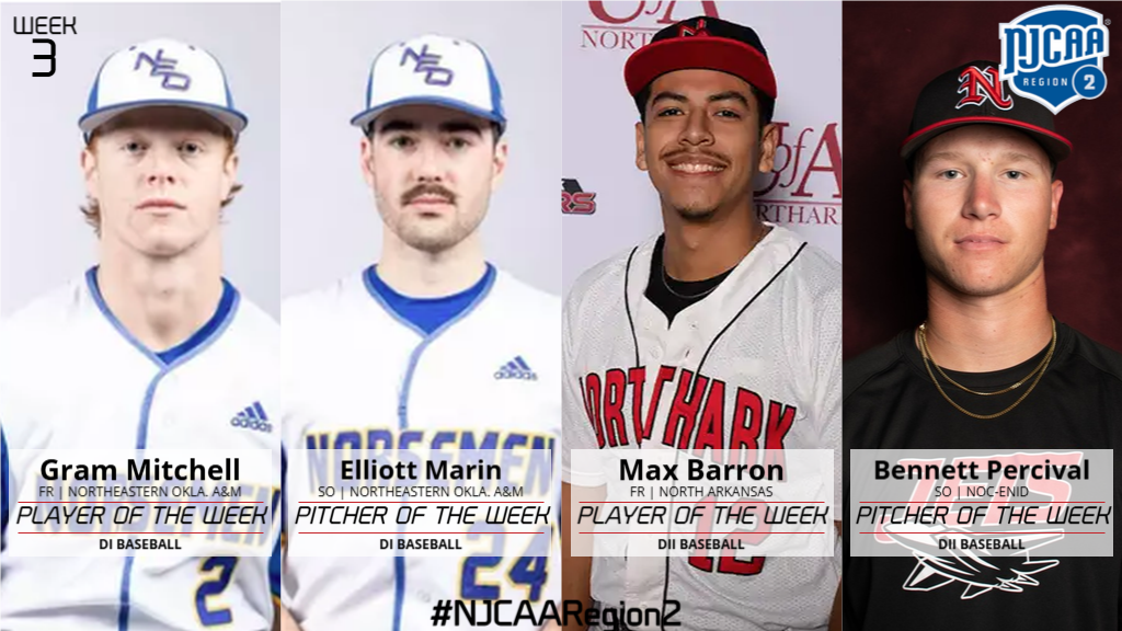Week 3 - Baseball Players of the Week