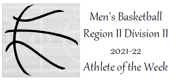 2021 DII Men's Basketball Athlete of the Week