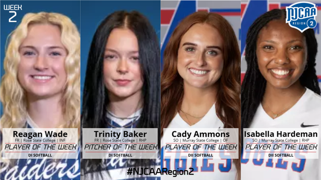Week 2 - Softball Players of the Week
