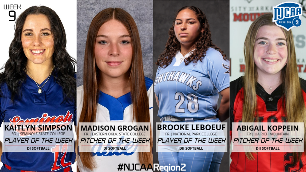 Week 9 - Softball Players of the Week