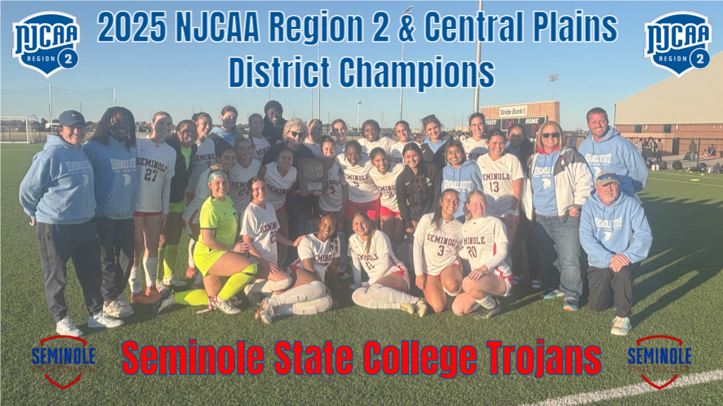 2025 NJCAA Region 2 & Central Plains District Champions - Seminole State College